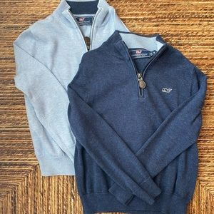 Vineyard Vines Quarter Zip Sweaters Size 6